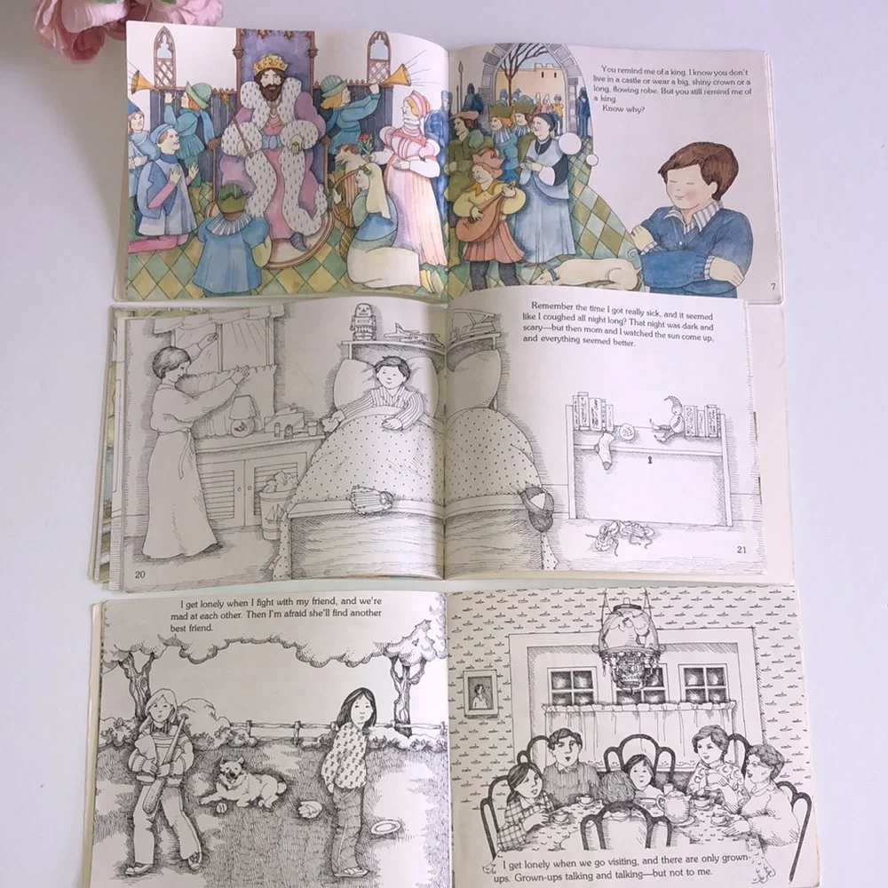 David and I Talk To God Psalms for Children Books 1980s Christian VTG books
